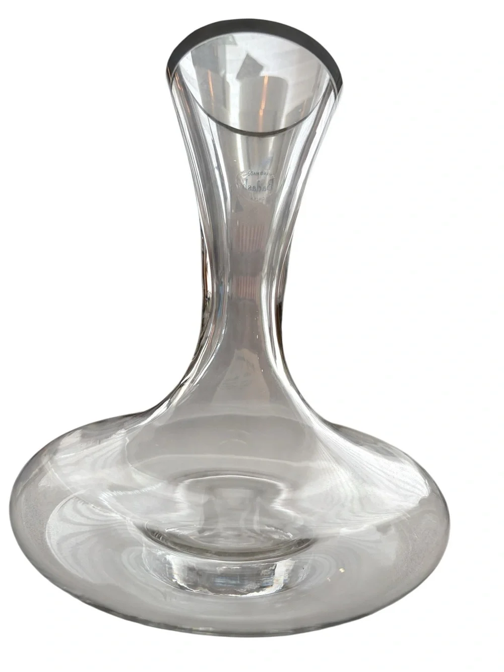 Badash hamdmade Crystal wine decanter, new